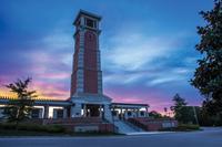 bell tower sunset